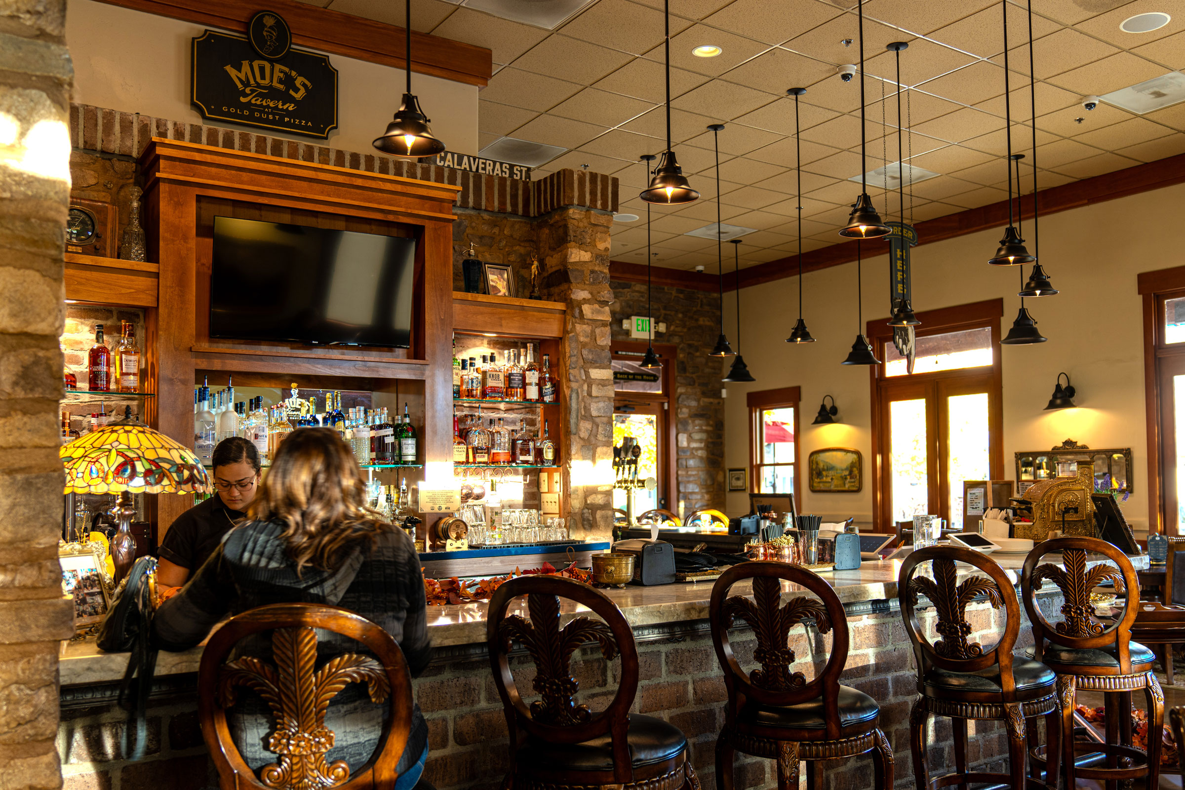Moe's Tavern inside Gold Dust Pizza Copperopolis