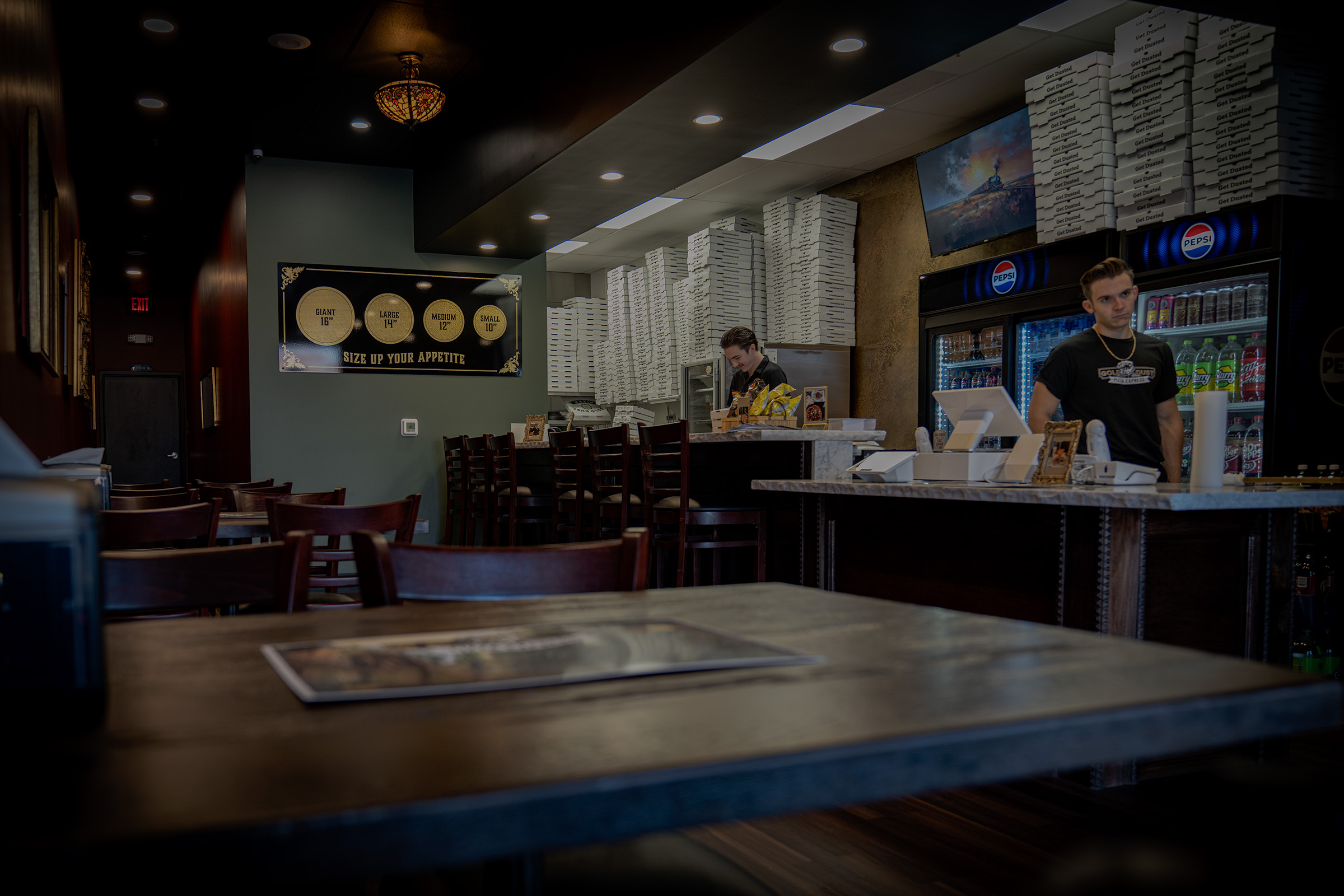 Gold Dust Express Modesto Interior